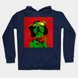 FUNNY DOG - Green Red Hoodie